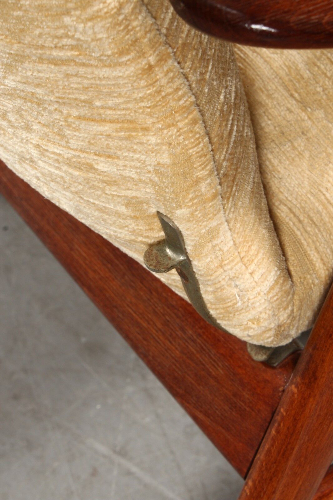 Alf Svensson. Armchair model 'Kontur', elm wood