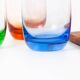 Set of 4 Italian Colorful Glasses, 1980s