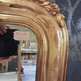 Louis Philippe mirror with pediment 141 x 80
