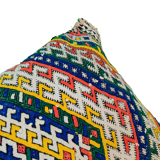 Berber kilim cushion color Azilal