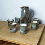 Orangeade service - glazed earthenware