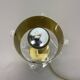 Postmodern Brass Acryl Glass Cubic Table Light, Italy 1970