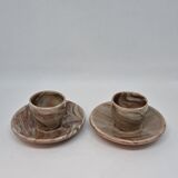 Duo of ceramic shells
