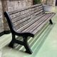 Public garden bench from the 50s