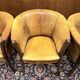 Ensemble de chaises en cuir de mouton anglais classique