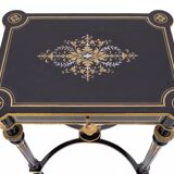 Stylish opening table, Napoleon style console, France.
