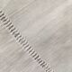 Linen thread sheet with monogram M M
