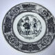 2 dessert plates from Gien, speaking from the 60s/70s.