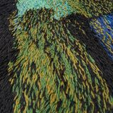 Abstract high pile rya rug from Gilde Muster, 1970