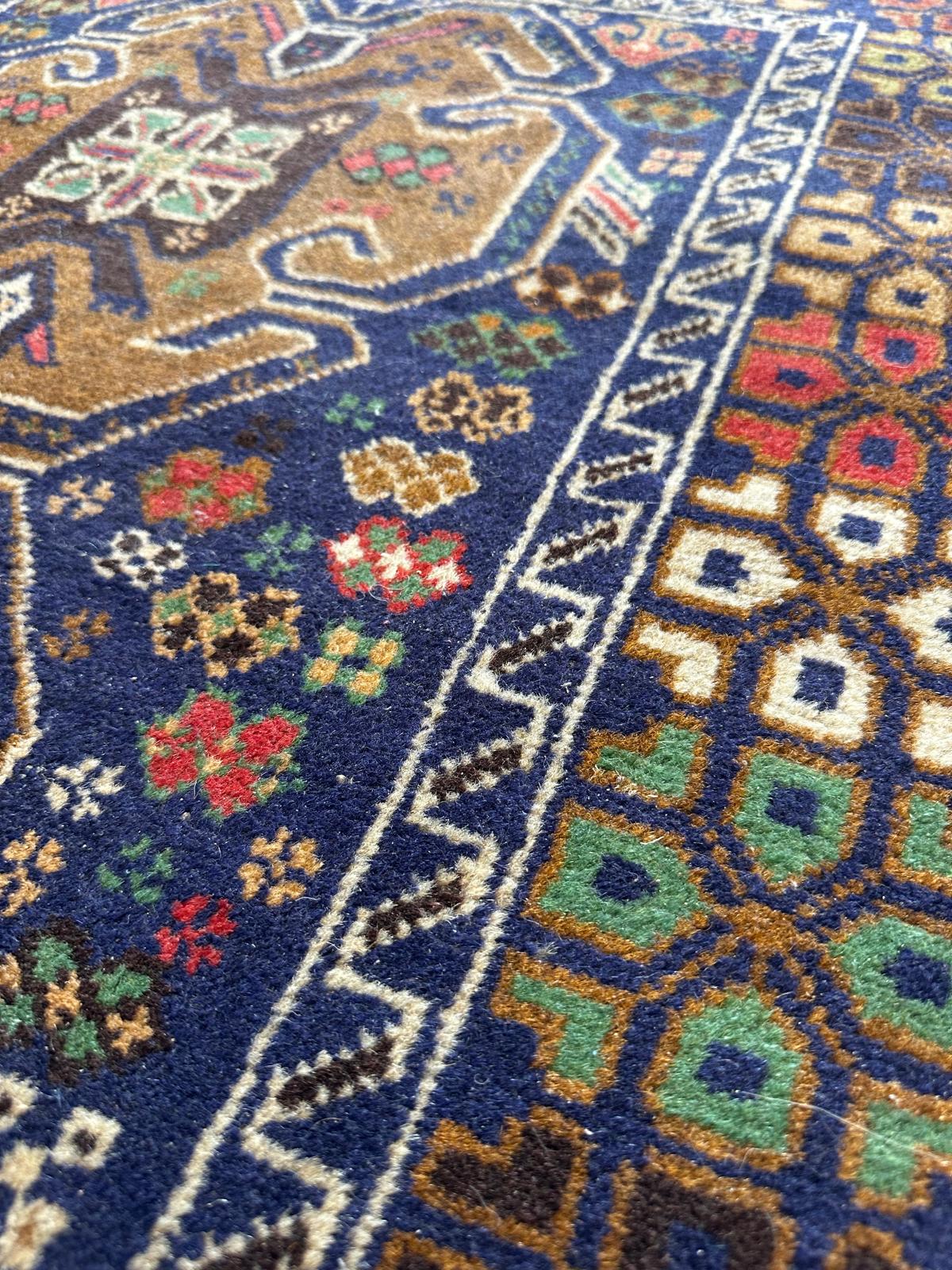 Handmade oriental rug 160cm x 90cm