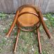Antique Khon bistro chair no. 18 wood + vintage thermoformed seat