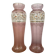 Pair of small enamelled Art Nouveau vases from 1900.
