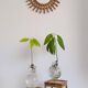 1950s Mid-Century French Bamboo and Wood Plant Pedestals, Hand-Crafted