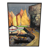 Concarneau Brittany signed Blay