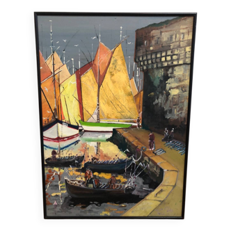Concarneau Brittany signed Blay