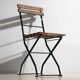 Anciennes chaises de terrasse pliantes (c.1920). Ensemble de 2 pièces #32