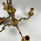 Brass chandelier 4 fires