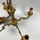 Brass chandelier 4 fires