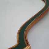 Gold leaf gilded wooden mirror