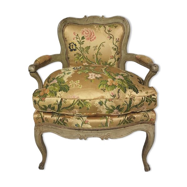Fauteuil louis xv, xviiième siècle