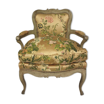 Fauteuil louis xv, xviiième siècle