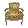 Fauteuil louis xv, xviiième siècle