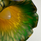 Gooseneck lamp in glass paste