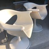 Fauteuil tulip pivotant