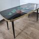 Table basse cocktail pieds compas vintage 60