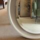 Miroir vintage Italie 1970s