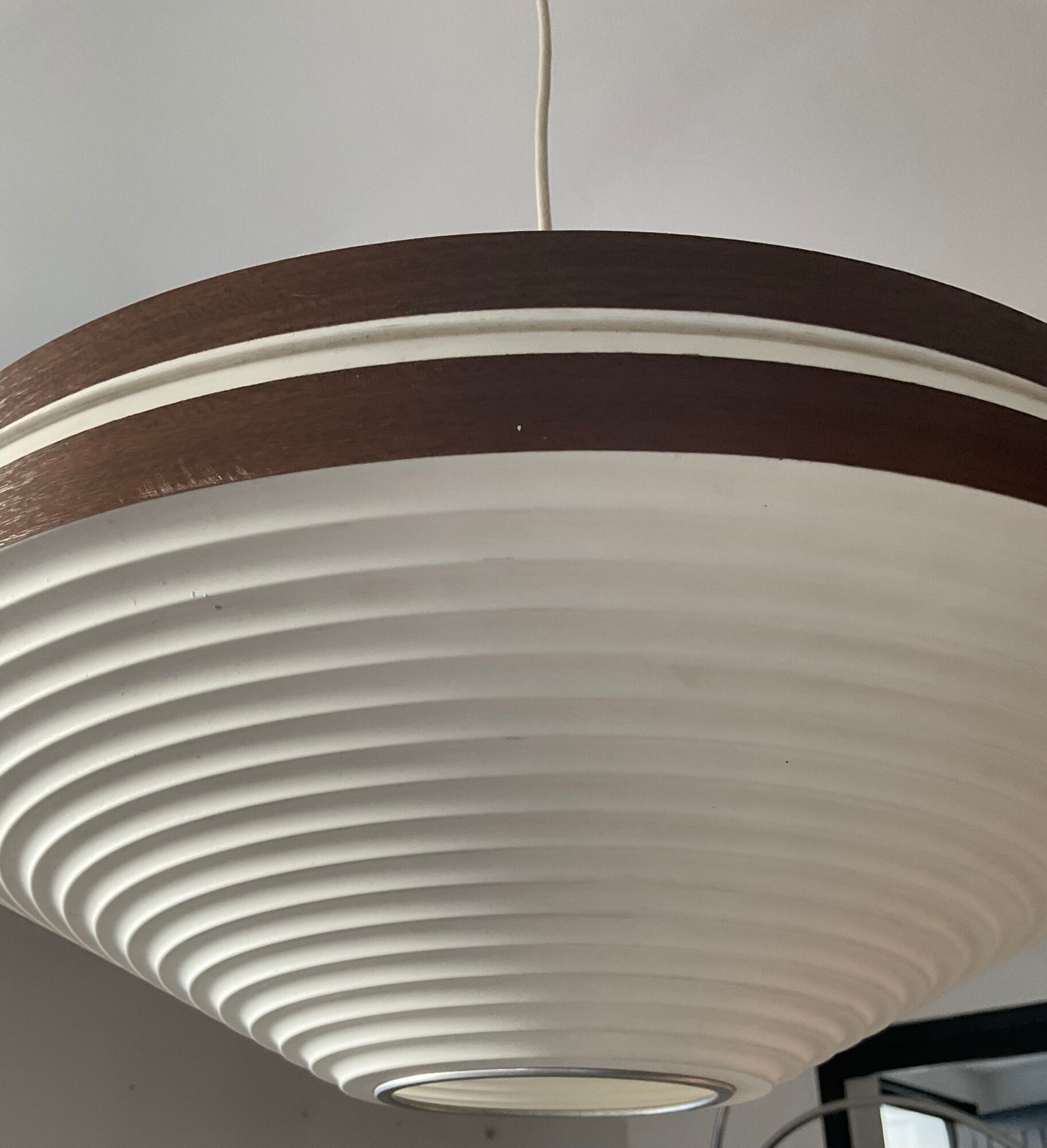 Origami Erco pendant lamp by Aloys Gangkofner 60s