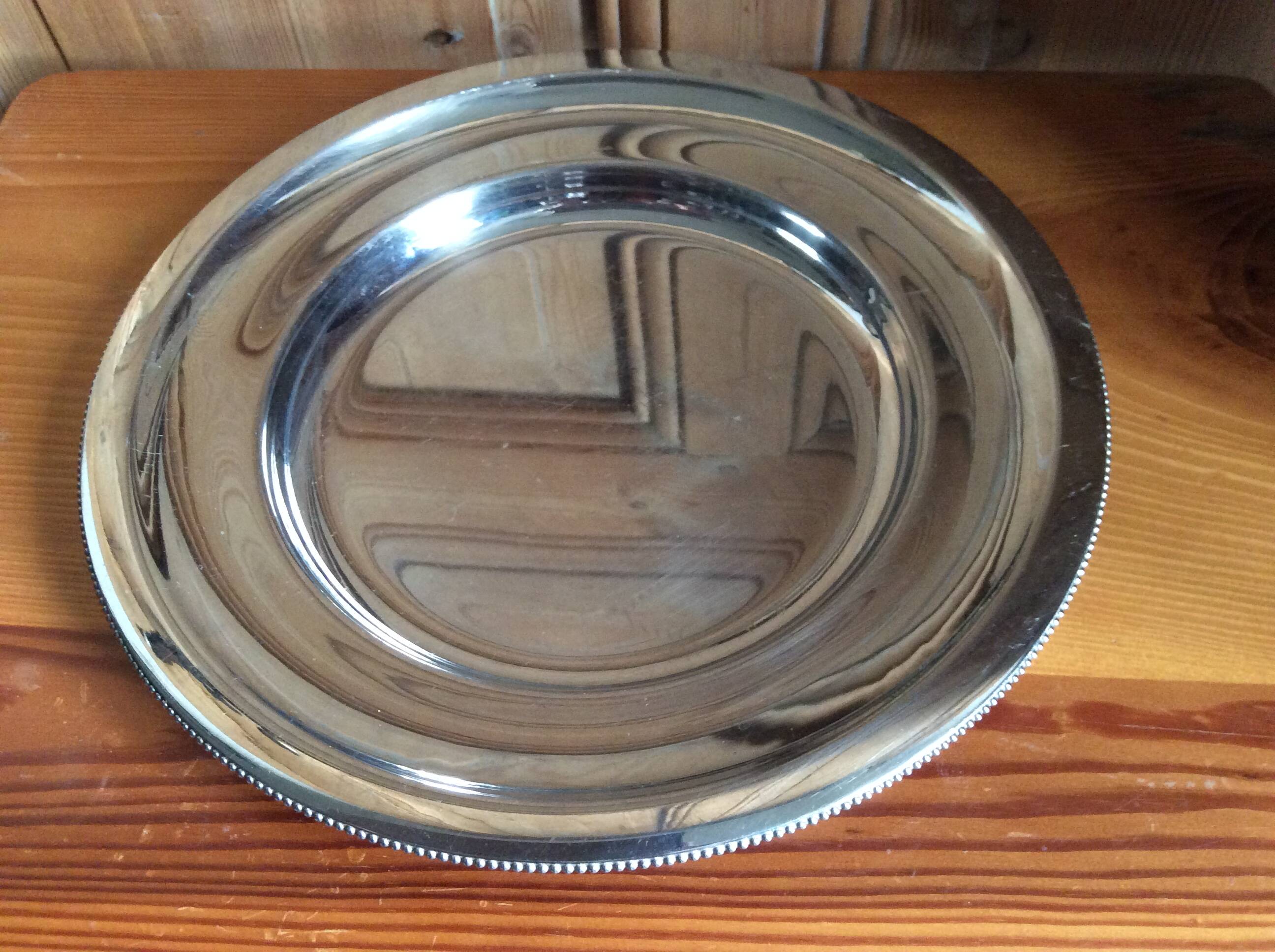 Stainless steel dish