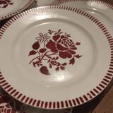 6 Lunéville plates 22 cm