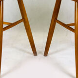 Set of 2 vintage wooden chairs from TON, 1960s