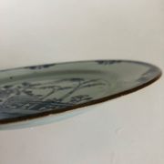 Blue and white porcelain plate from China
