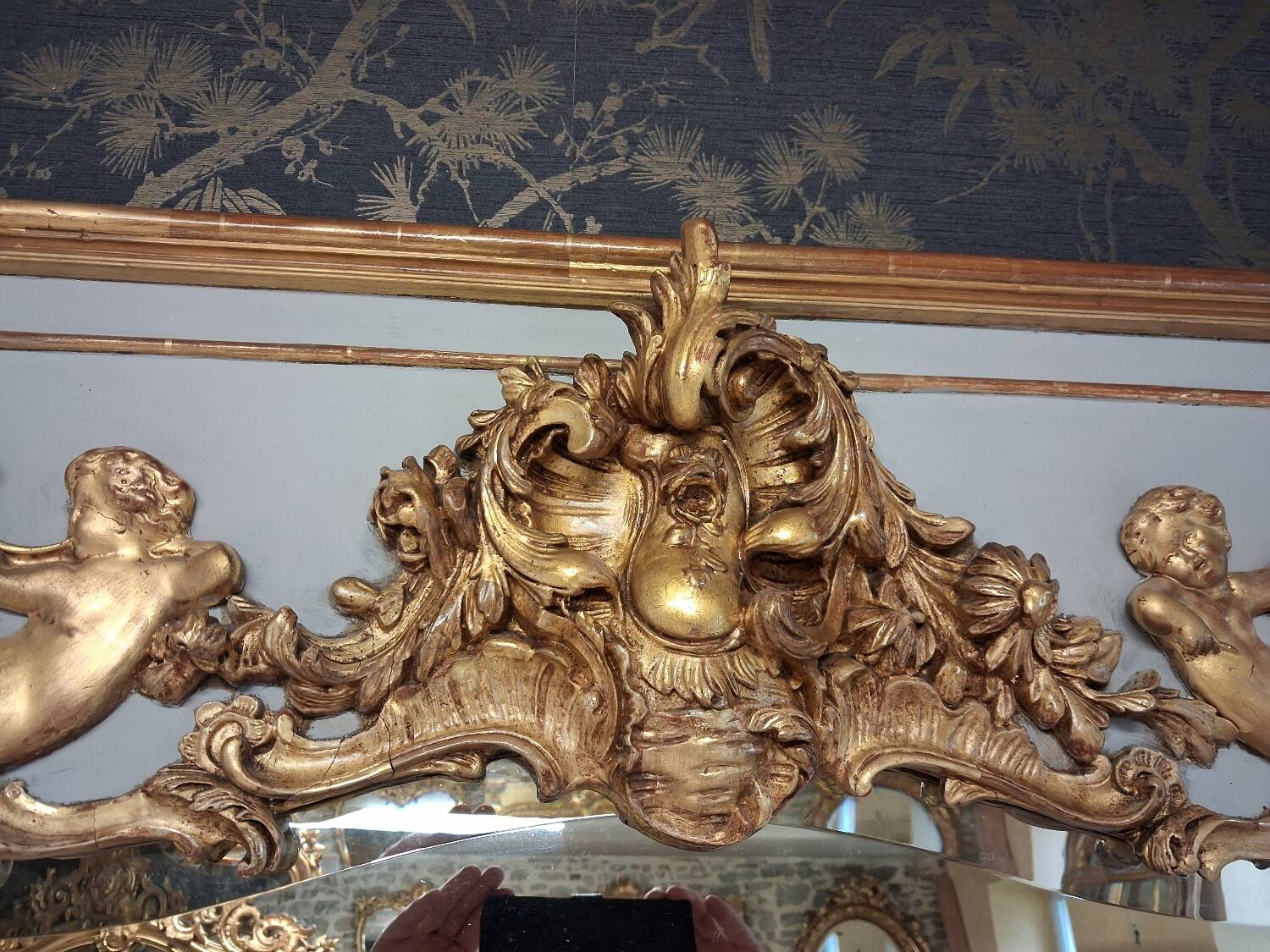 Napoleon III mirror/trumeau, 187 x 111