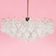 XL Tulipan Waterfall Glass Chandelier by Kalmar - Austria 1960s