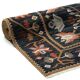 Tapis persan floral noir