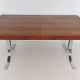 Rosewood Extending Dining Table By Milo Baughman For Thayer Coggin