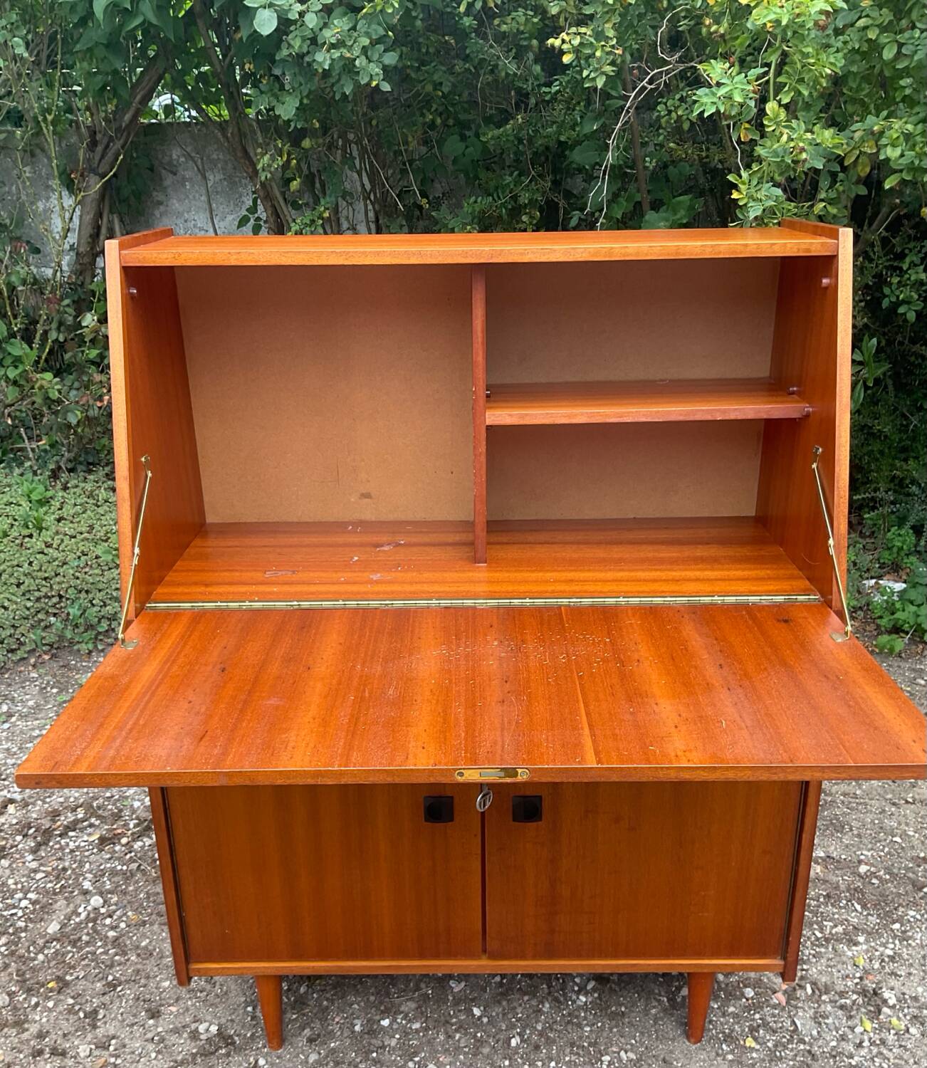 Scandinavian teak secretary furniture from the 60s and 70s