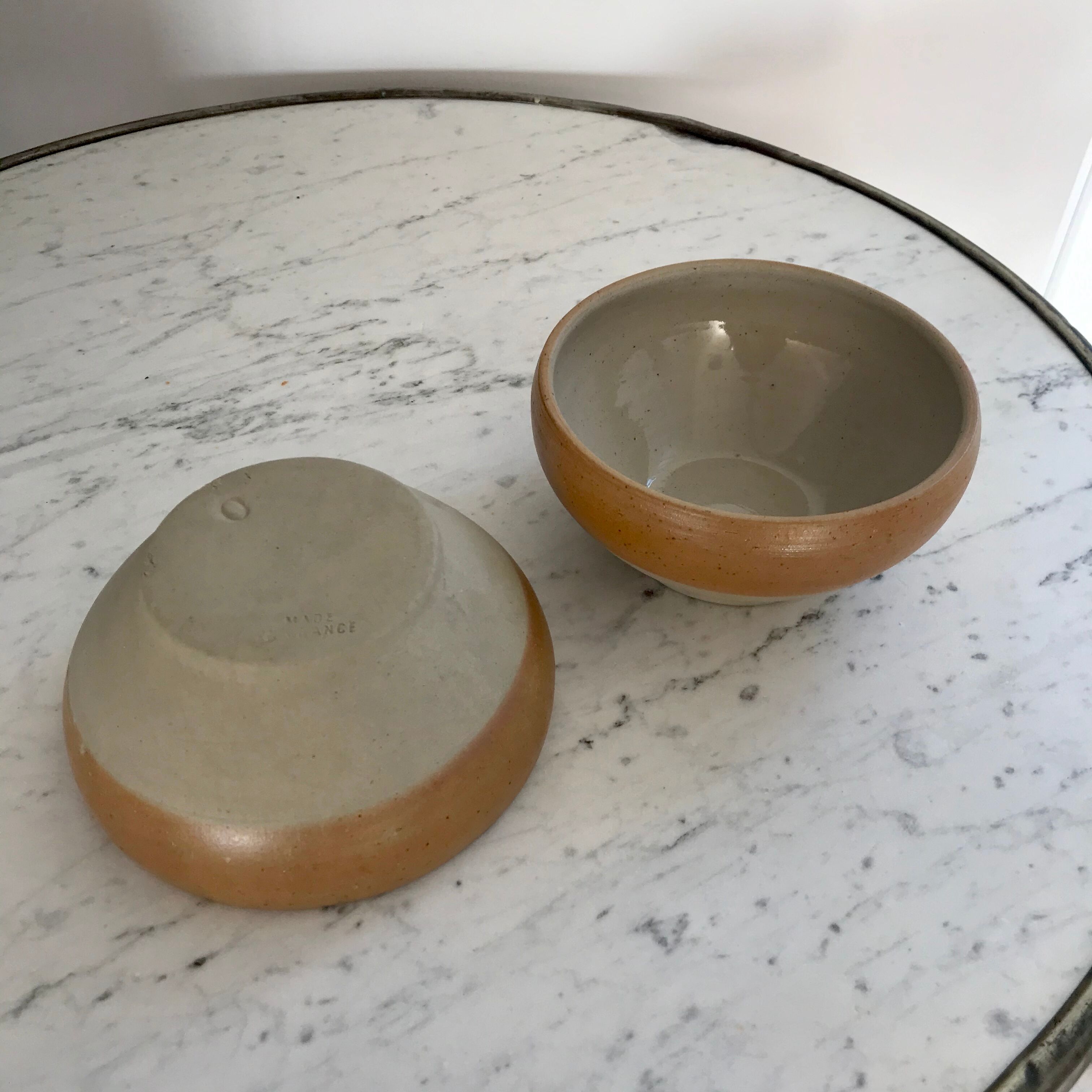 Duo de bols en grès