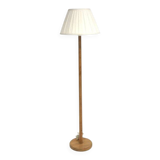 Scandinavian pine floor lamp, GB Solbackens Svarveri, Sweden, 1970
