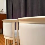 Pair of armchairs designed by Josef Hoffmann for Cabaret Fledermaus, Austri