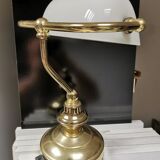 Small vintage desk lamp reading notary style