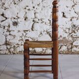 Set of 6 Dudouyt style chairs, 1950