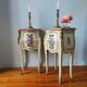 Pair of painted Louis XV style bedside tables