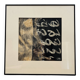Caroline Tokar – Contemporary tableau Mixed technique calligraphy & gaze