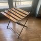 Chaise de jardin ancienne