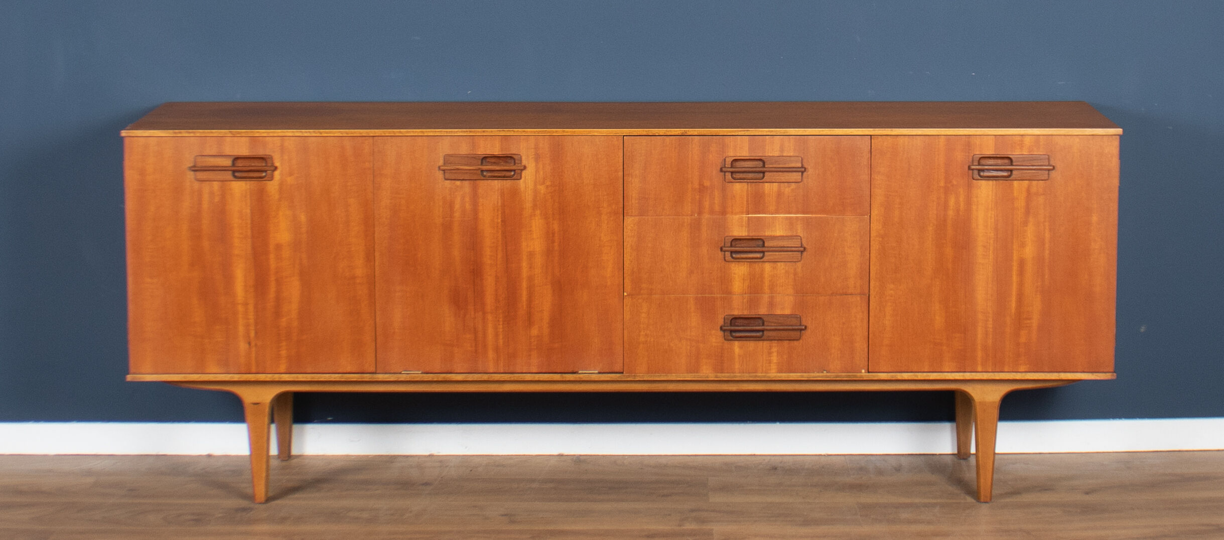 Enfilade danoise teck mid century 1960s