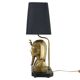 Vintage Brass Pharaoh Table Lamp Hollywood Regency 56cm